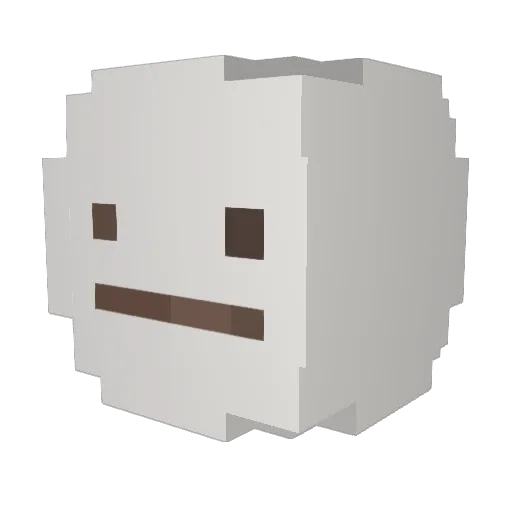 all4u0404 Minecraft avatar head, 3D render