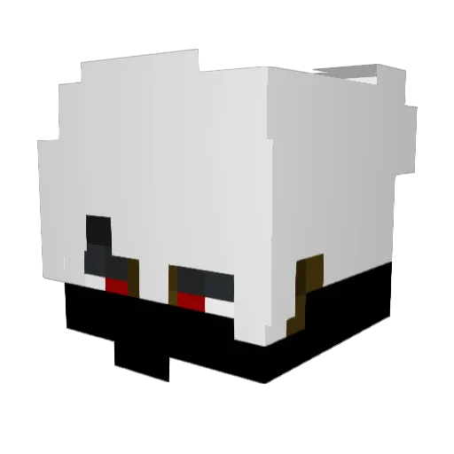 all_4_zildjan Minecraft avatar head, 3D render