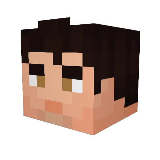 allahpidoras666 Minecraft avatar head, 3D render
