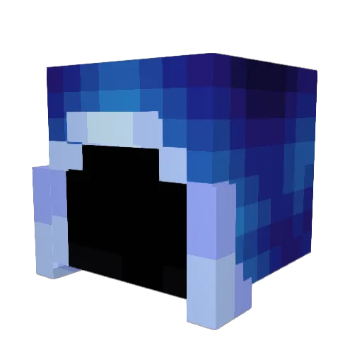 allama77 Minecraft avatar head, 3D render