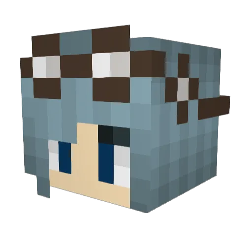 allamazing04 Minecraft avatar head, 3D render