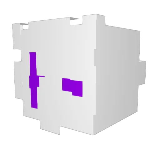 allen1009 Minecraft avatar head, 3D render