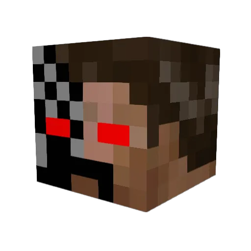 allen2334 Minecraft avatar head, 3D render