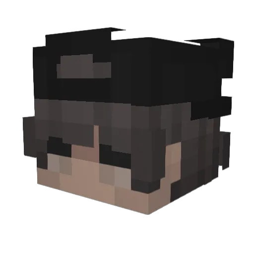 allen327 Minecraft avatar head, 3D render