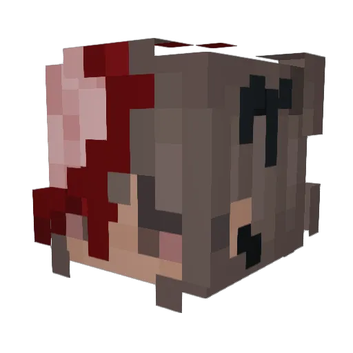 allen890 Minecraft avatar head, 3D render