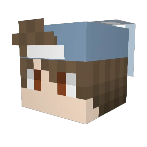 allenwilson12 Minecraft avatar head, 3D render