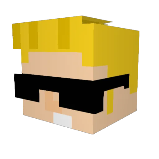 allenwrench69 Minecraft avatar head, 3D render