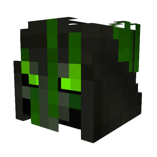 allevalle_07 Minecraft avatar head, 3D render
