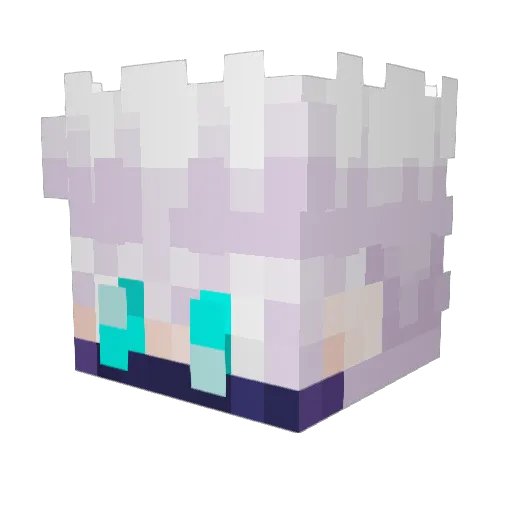 allexmd Minecraft avatar head, 3D render