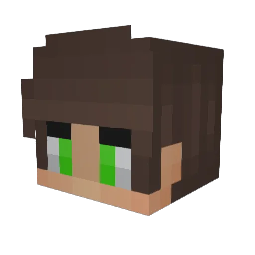 allglorytoChrist Minecraft avatar head, 3D render