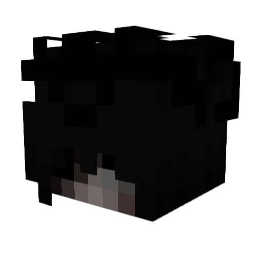 allhatespaul Minecraft avatar head, 3D render