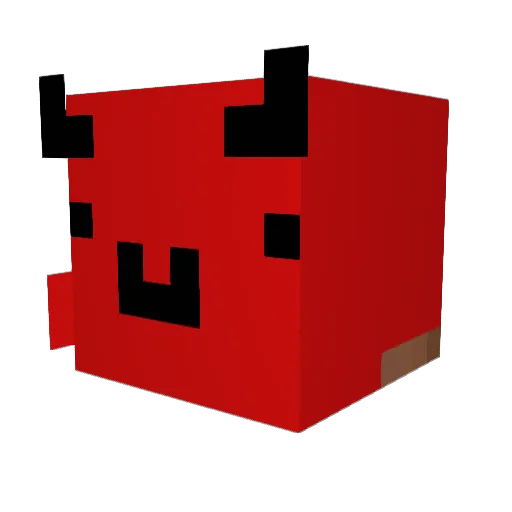 allheros Minecraft avatar head, 3D render