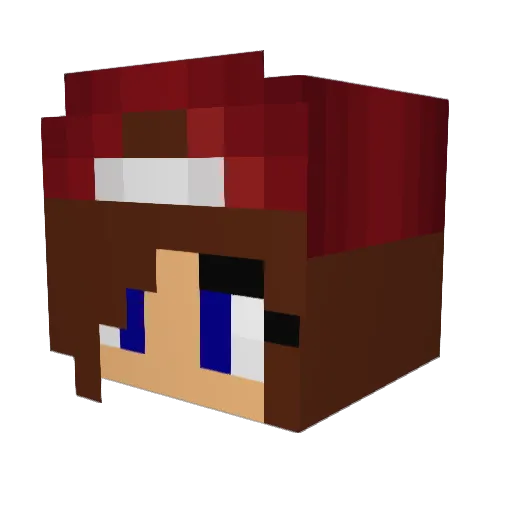 alli031298 Minecraft avatar head, 3D render