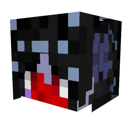 allie_cat__ Minecraft avatar head, 3D render
