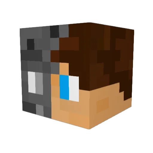 alliedgore Minecraft avatar head, 3D render