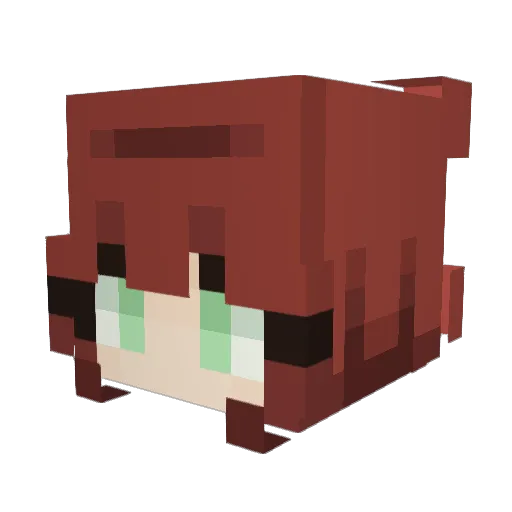 alliejo0422 Minecraft avatar head, 3D render