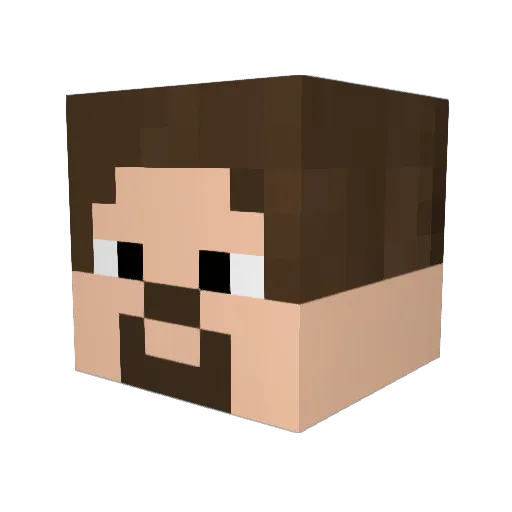 allietheyan Minecraft avatar head, 3D render