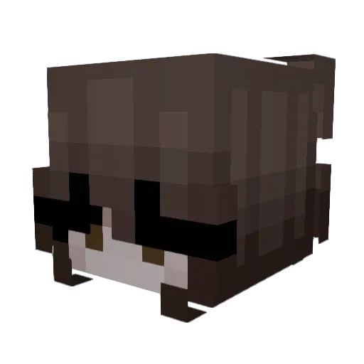 allisdmPVC Minecraft avatar head, 3D render
