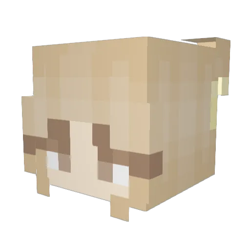 allisonjamie Minecraft avatar head, 3D render