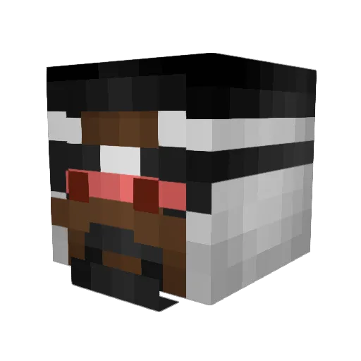 allisticlucien Minecraft avatar head, 3D render