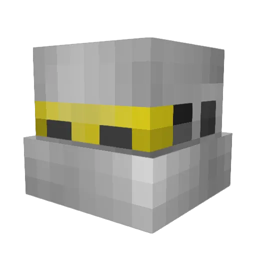 alloyKfore Minecraft avatar head, 3D render
