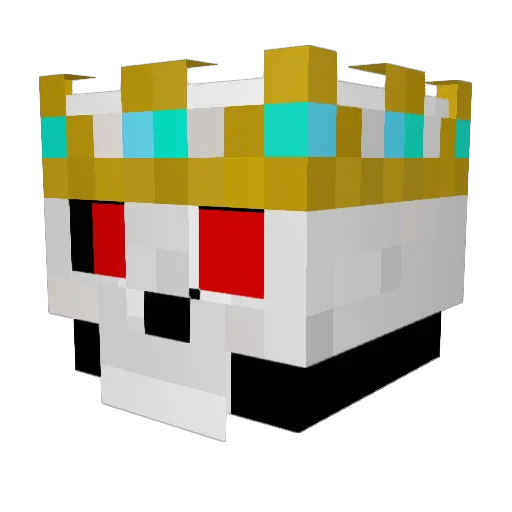 allpaco Minecraft avatar head, 3D render