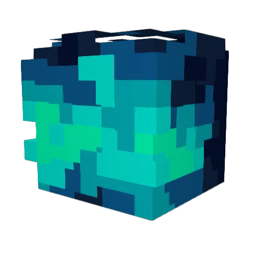 allsafa Minecraft avatar head, 3D render