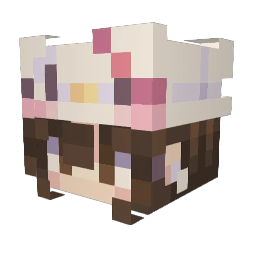 allss_ Minecraft avatar head, 3D render