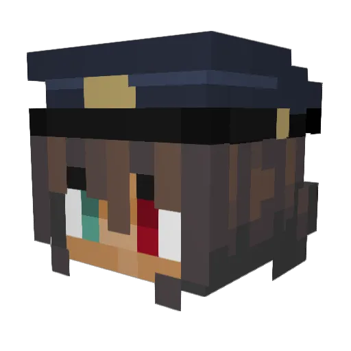 allthatchelsea Minecraft avatar head, 3D render