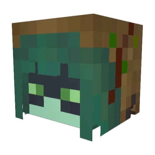 allwylla Minecraft avatar head, 3D render