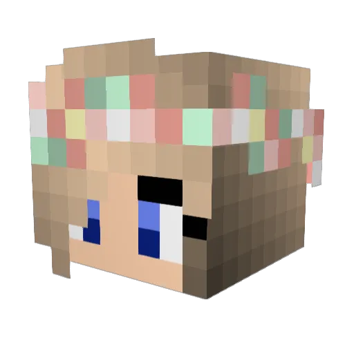 allycat303 Minecraft avatar head, 3D render