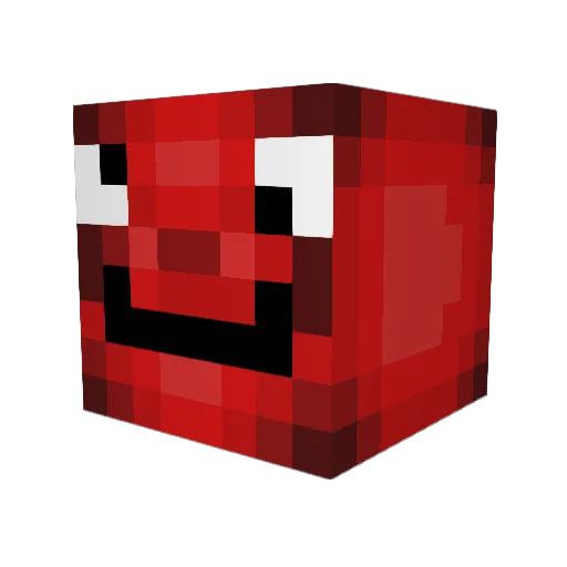 allyiN Minecraft avatar head, 3D render