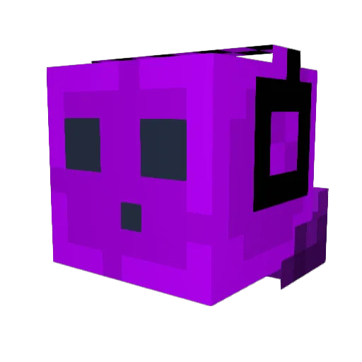allylavern Minecraft avatar head, 3D render