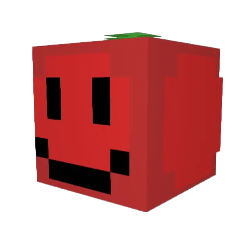 alma_ember Minecraft avatar head, 3D render