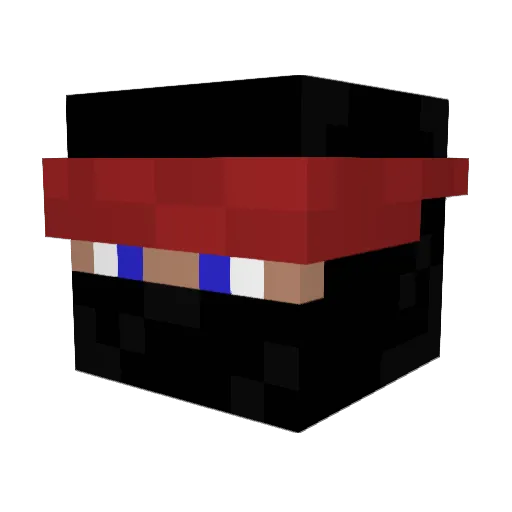 almarriii Minecraft avatar head, 3D render