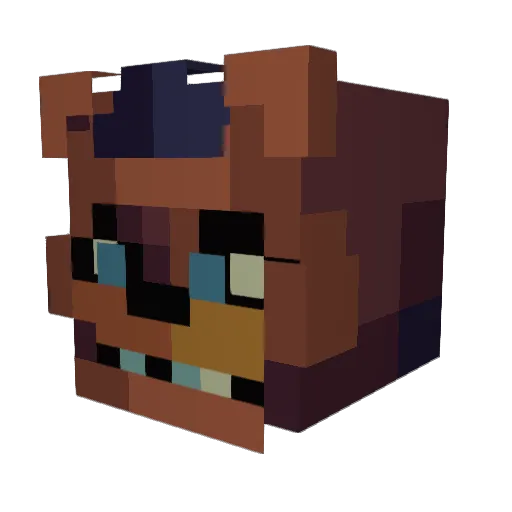 almarsia Minecraft avatar head, 3D render