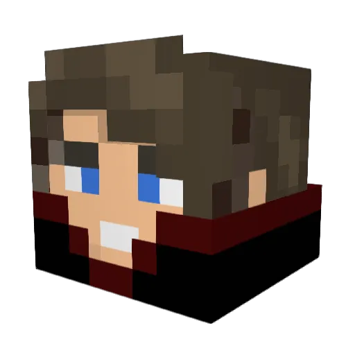 almeidayks Minecraft avatar head, 3D render