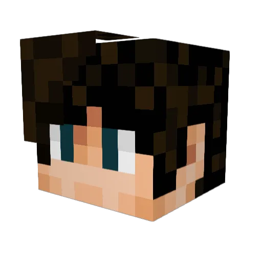 almodamerxd Minecraft avatar head, 3D render