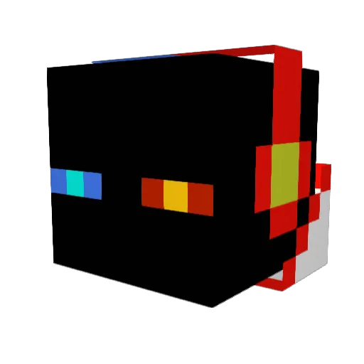 almondjoyguzzler Minecraft avatar head, 3D render