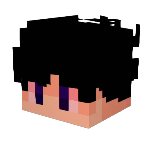 almpnc3 Minecraft avatar head, 3D render