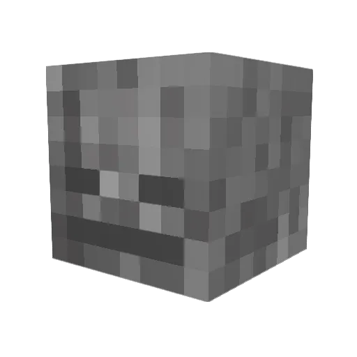 aloe42 Minecraft avatar head, 3D render
