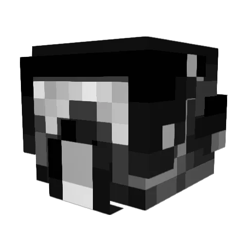 aloha03 Minecraft avatar head, 3D render