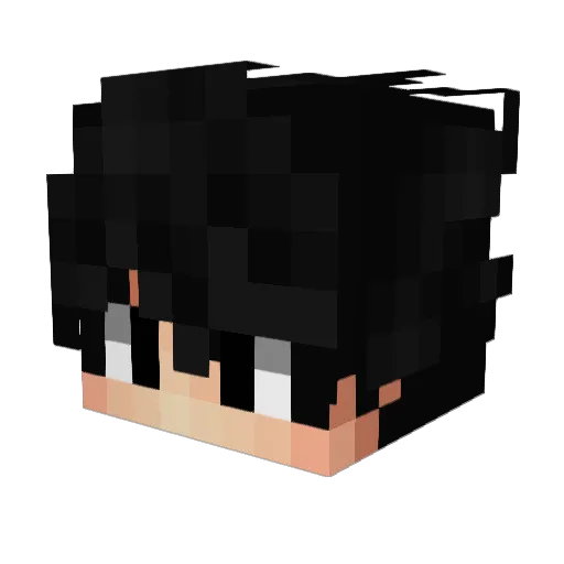 alokin_ Minecraft avatar head, 3D render