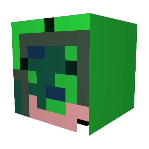 alolld0803 Minecraft avatar head, 3D render