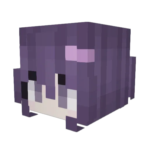 alonebydeath Minecraft avatar head, 3D render