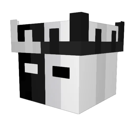 alonedark2 Minecraft avatar head, 3D render