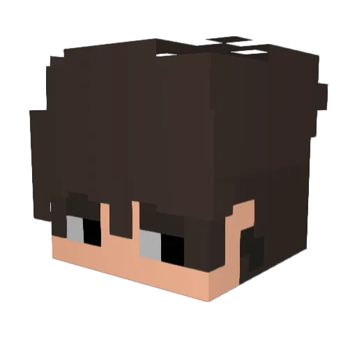 alonee12 Minecraft avatar head, 3D render