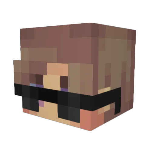 alonso813 Minecraft avatar head, 3D render