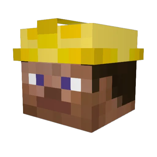 alonsoxdxdx Minecraft avatar head, 3D render
