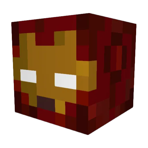 aloosh2001 Minecraft avatar head, 3D render